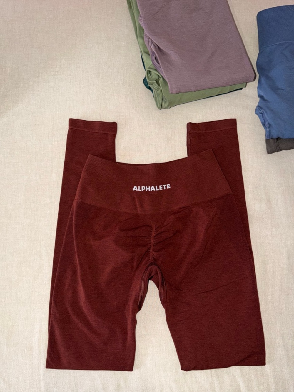 og alphalete amplify leggings - copper